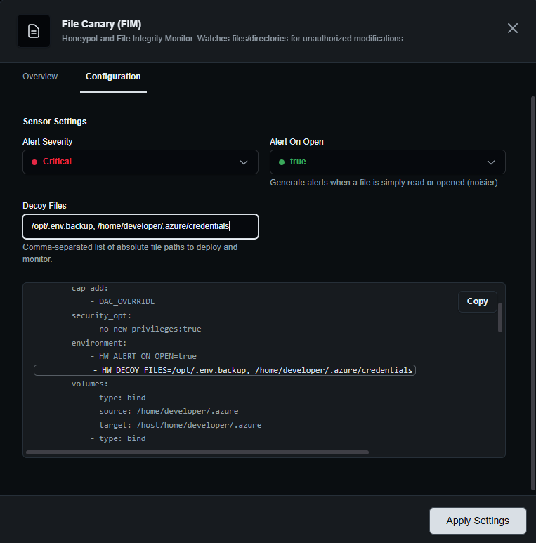 File Canary Deployment from HUB